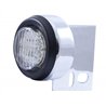UP10992-9 LED Mud Flap Hanger End Light With Grommet - Amber LED/Clear Lens