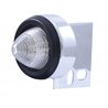 UP10996-9 LED Beehive Mud Flap Hanger End Light With Grommet - Amber LED/Clear Lens
