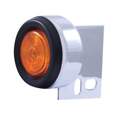 UP10998-Mud Flap Hanger End Light With Grommet - Amber