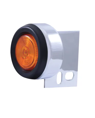 UP10998-Mud Flap Hanger End Light With Grommet - Amber