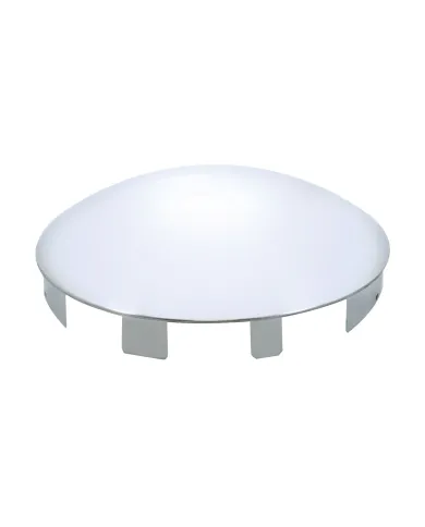 UP20108-Universal Stainless Steel Dome Front Hubcap - 1" Lip