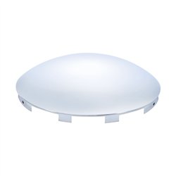 UP20111-Universal Stainless Steel Dome Front Hubcap - 7/16" Lip