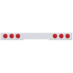 UP20236-Stainless Steel Light Bar With Six 4" Lights & Stainless Steel Bezel