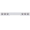 UP20237-Stainless 1 Piece Rear Light Bar With Six 4" Light Cutouts
