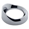 UP20529-Chrome Plastic Small Gauge Cover With Visor For 1996-2010 Freightliner Century