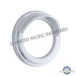 UP20541-Chrome Small Gauge Cover With Visor For Freightliner