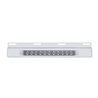 UP21424-Stainless Top Mud Flap Plate With 11 LED 17" Light Bar - Red LED/Clear Lens (Each)