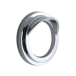 UP20561-Chrome Plastic Small Gauge Cover With Visor For Freightliner