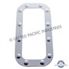 UP20565-Peterbilt Stainless Dimpled Vent Door Trim (Card of 2)