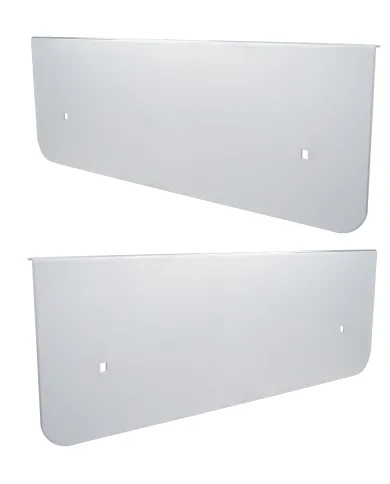UP20583-Stainless Steel Front Fender Guards - 2002 Kenworth W900
