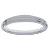 UP20590-Chrome Bezel With Visor For 7-1/2" X 3" Peterbilt Unibilt Emblem