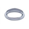 UP20593-Chrome Bezel For 1-3/4" X 3/4" Peterbilt Glove Box Emblem