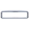 UP20595-Chrome Bezel With Visor For 4-3/8" X 7/8" Kenworth Glove Box Emblem
