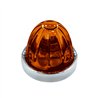 UP20721-Glass Watermelon Flush Mount Kit - Dark Amber