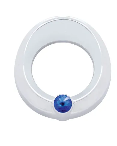 UP20816-Universal Small Gauge Cover With Visor - Blue Crystal