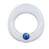 UP20816-Universal Small Gauge Cover With Visor - Blue Crystal