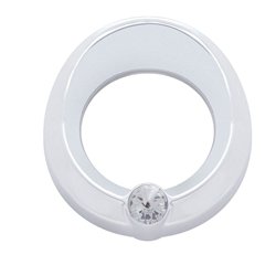 UP20817-Universal Small Gauge Cover With Visor - Clear Crystal