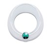 UP20818-Universal Small Gauge Cover With Visor - Green Crystal