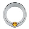 UP20829-Signature Series Small Gauge Cover With Visor For Freightliner - Amber Crystal