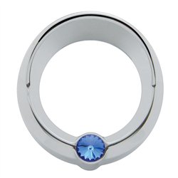UP20830-Signature Series Small Gauge Cover With Visor For Freightliner - Blue Crystal