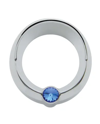 UP20830-Signature Series Small Gauge Cover With Visor For Freightliner - Blue Crystal