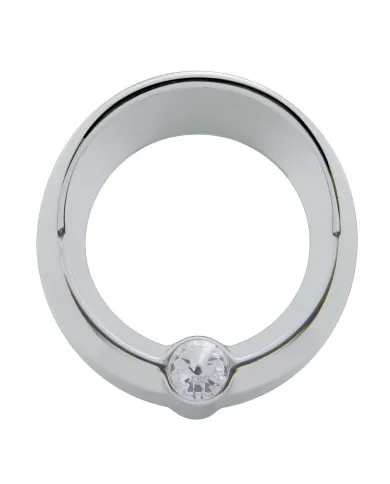 UP20831-Signature Series Small Gauge Cover With Visor For Freightliner - Clear Crystal