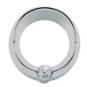 UP20831-Signature Series Small Gauge Cover With Visor For Freightliner - Clear Crystal