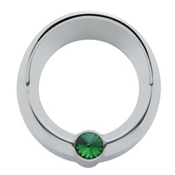 UP20832-Signature Series Small Gauge Cover With Visor For Freightliner - Green Crystal