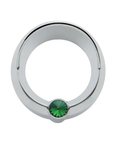 UP20832-Signature Series Small Gauge Cover With Visor For Freightliner - Green Crystal