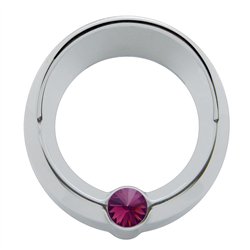 UP20833-Signature Series Small Gauge Cover With Visor For Freightliner - Purple Crystal
