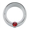 UP20834-Signature Series Small Gauge Cover With Visor For Freightliner - Red Crystal