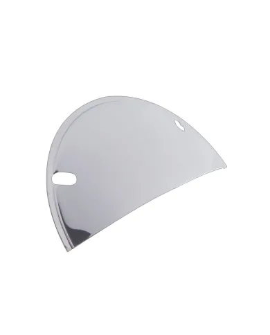 UP21476-Stainless Steel Half-Moon Shield For 7" Headlight (Pair)