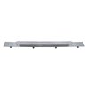 UP20868-Chrome Top Mud Flap Plate With 23 LED 17" Reflector Light Bar - Red LED/Clear Lens (Each)