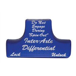UP21010-1B-"Axle Differential" Switch Guard Sticker Only - Indigo Blue