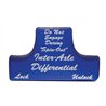 UP21010-1B-"Axle Differential" Switch Guard Sticker Only - Indigo Blue