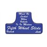 UP21020-1B-"Fifth Wheel" Switch Guard Sticker Only - Blue