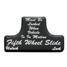 UP21020-1K-"Fifth Wheel" Switch Guard Sticker Only - Black