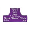 UP21020-1P-"Fifth Wheel" Switch Guard Sticker Only - Purple