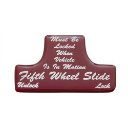 UP21020-1R-"Fifth Wheel" Switch Guard Sticker Only - Red