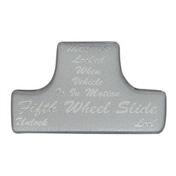 UP21020-1S-"Fifth Wheel" Switch Guard Sticker Only - Silver