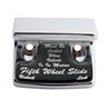 UP21022-Chrome Plastic Fifth Wheel Switch Guard With Glossy Sticker For 1990-2010 Freightliner Classic-Black Sticker