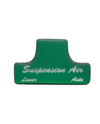 UP21026-1G-"Suspension Air" Switch Guard Sticker Only - Emerald Green
