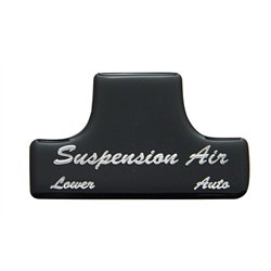 UP21026-1K-"Suspension Air" Switch Guard Sticker Only - Glossy Black