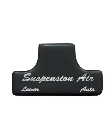 UP21026-1K-"Suspension Air" Switch Guard Sticker Only - Glossy Black
