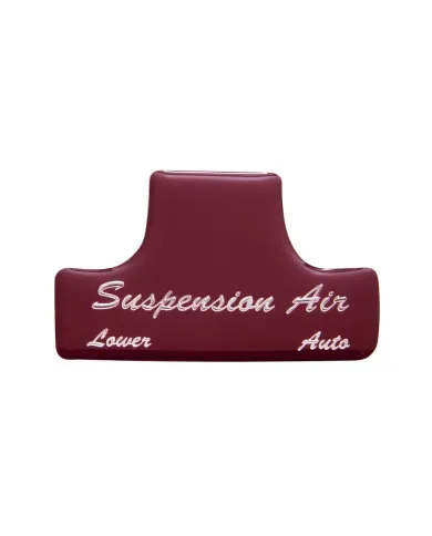 UP21026-1R-"Suspension Air" Switch Guard Sticker Only - Candy Red