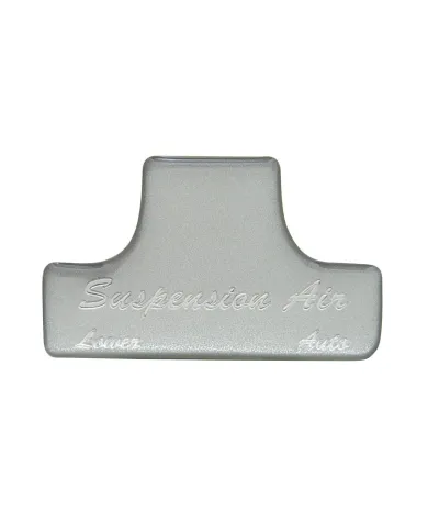 UP21026-1S-"Suspension Air" Switch Guard Sticker Only - Liquid Silver