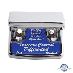 UP21044-"Traction Control Differential" Switch Guard With Blue Sticker