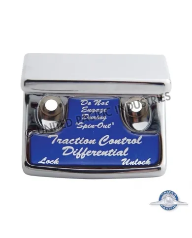 UP21044-"Traction Control Differential" Switch Guard With Blue Sticker