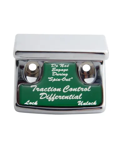 UP21045-"Traction Control Differential" Switch Guard With Green Sticker