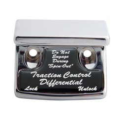 UP21046-"Traction Control Differential" Switch Guard With Black Sticker